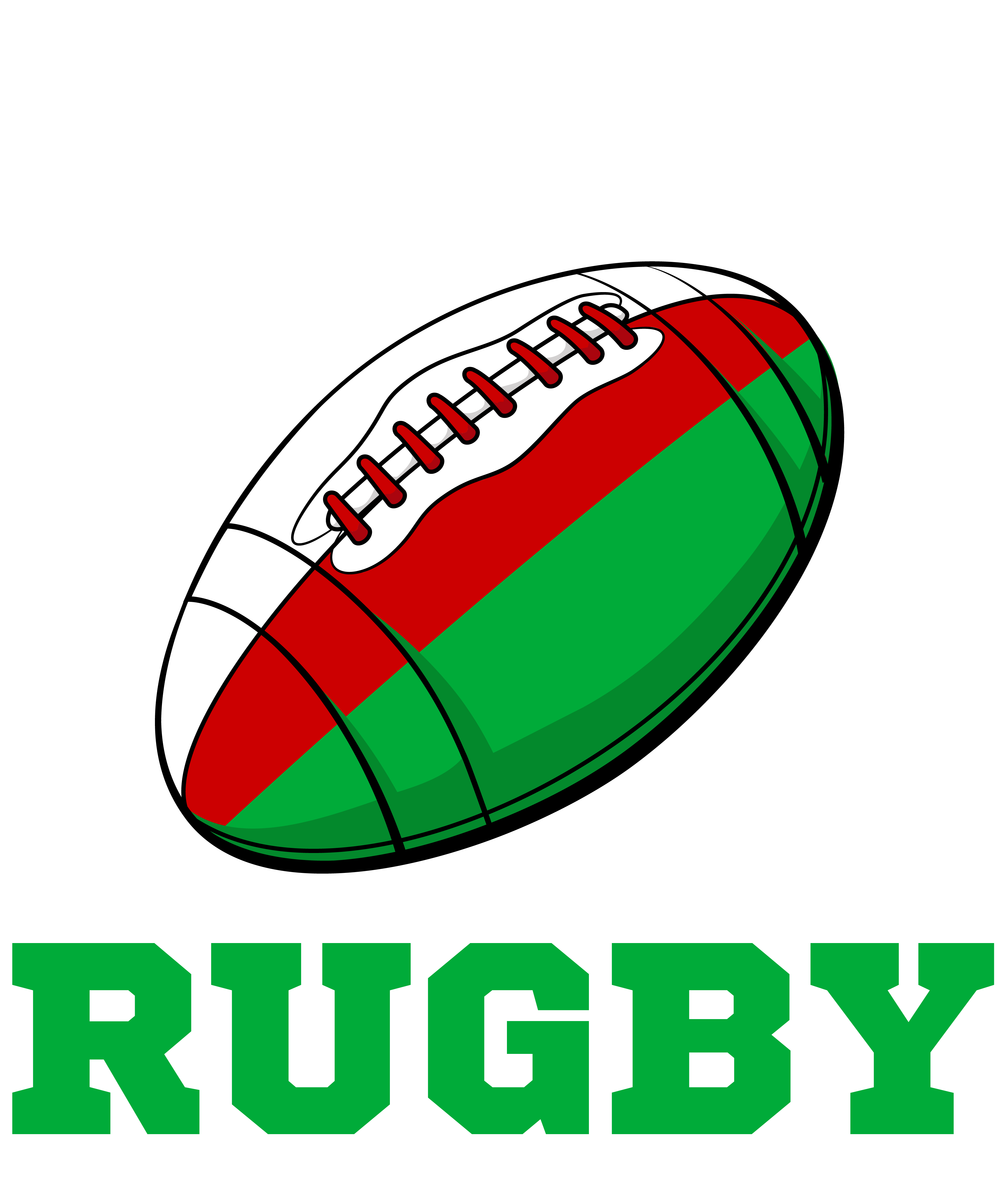 Wales Rugby Ball T-Shirt (Black) - Ladies